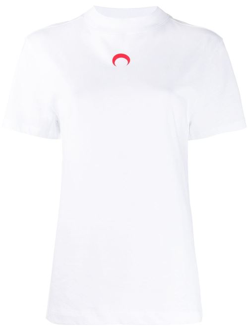 con logo luna MARINE SERRE | JE09FW19LARGEFITWHITE/RED